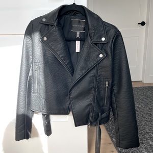 Brand New with tags Victoria Secret faux leather jacket